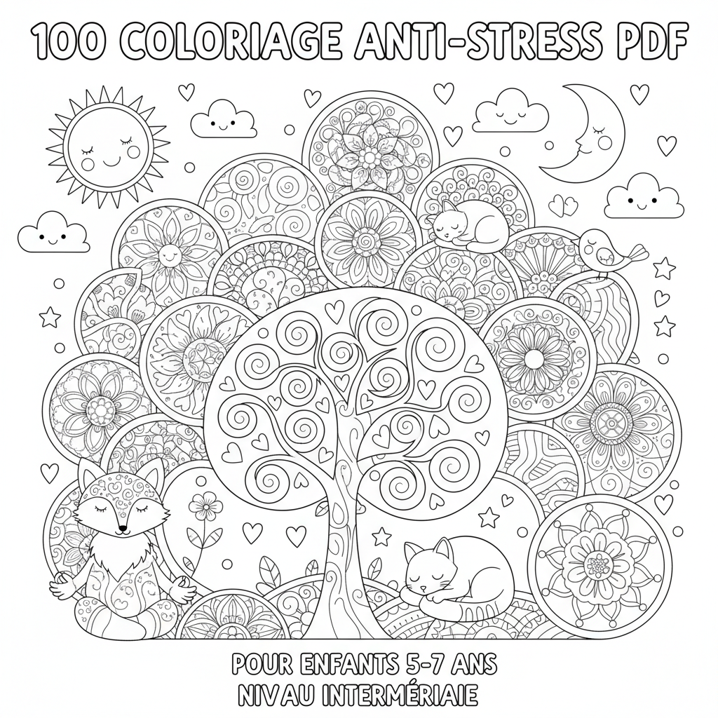 Coloriage 100 coloriage anti-stress pdf 2