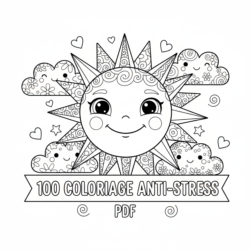 Coloriage 100 coloriage anti-stress pdf 4