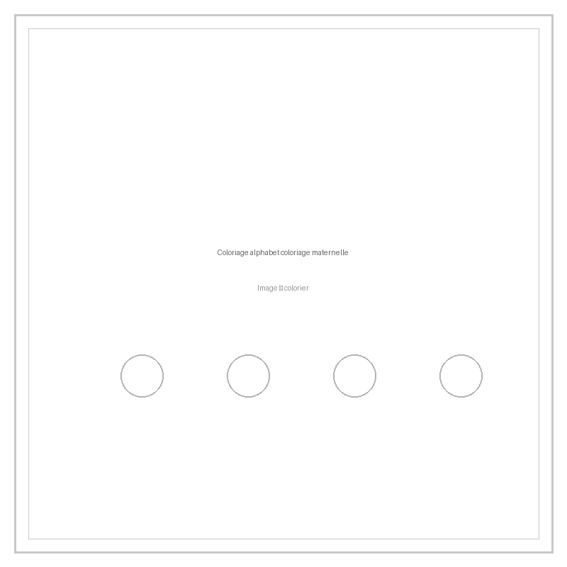 Coloriage Alphabet Coloriage Maternelle Gratuit à Imprimer