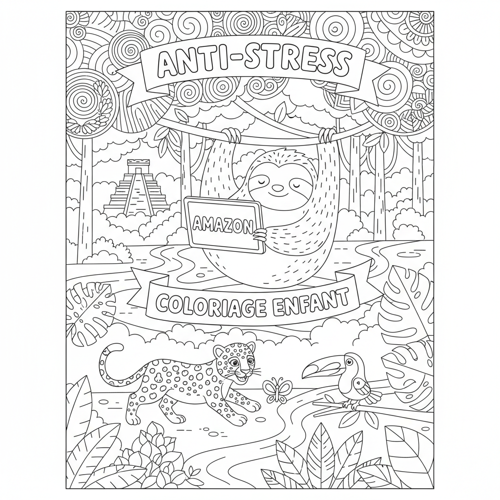 Coloriage amazon coloriage adulte 1