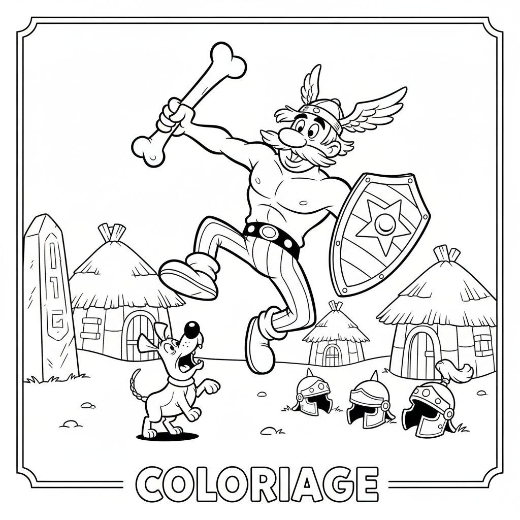 Coloriage asterix coloriage 5