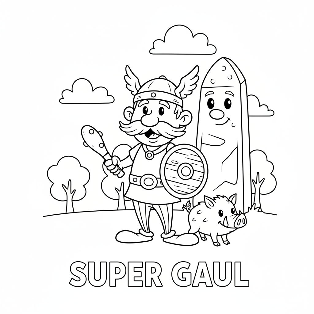 Coloriage Asterix Et Obelix Coloriage Gratuit à Imprimer