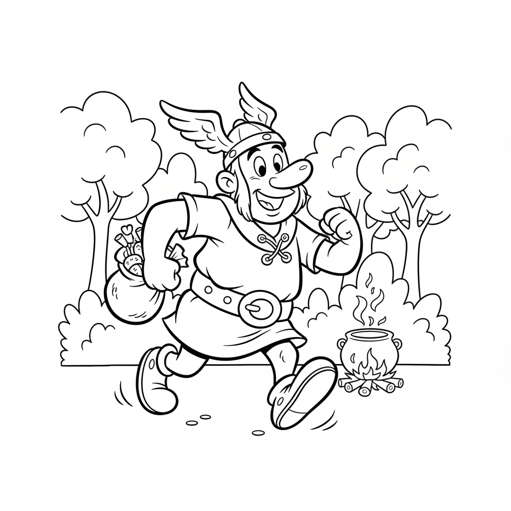 Coloriage asterix et obelix coloriage 5