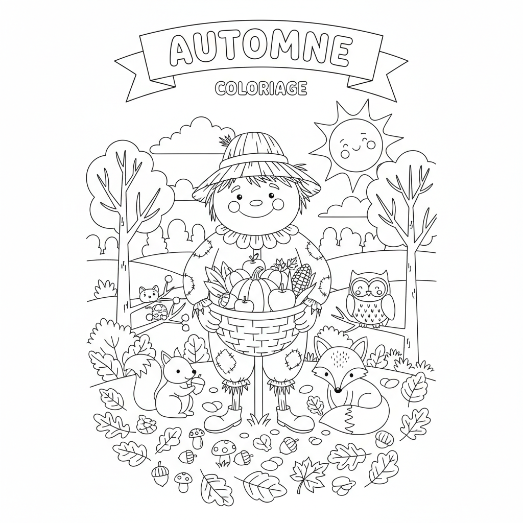 Coloriage automne coloriage 2