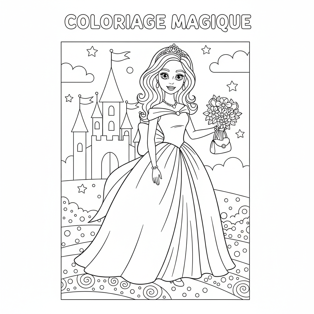 Coloriage barbie a imprimer coloriage 2