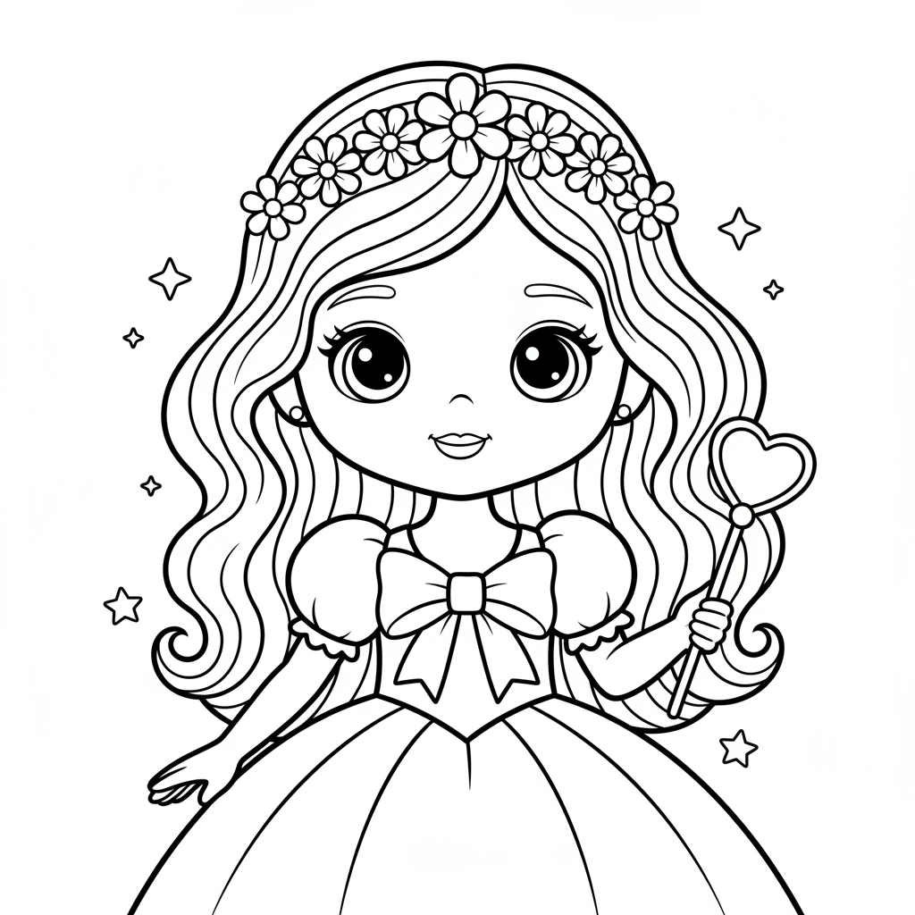 Coloriage barbie coloriage 4