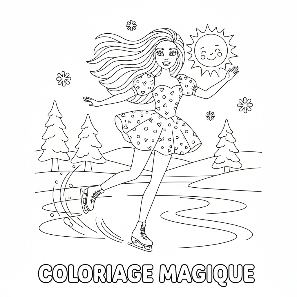 Coloriage barbie coloriage a imprimer 5