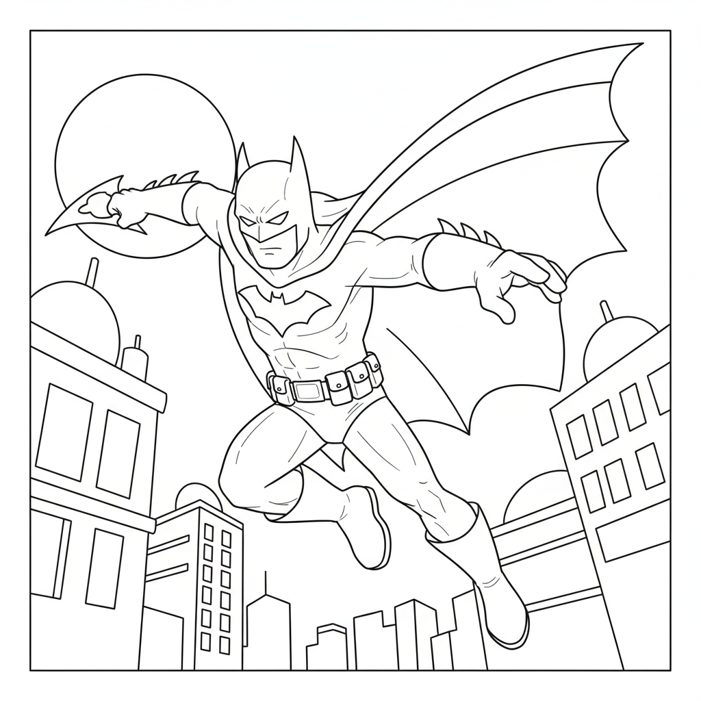 Coloriage batman coloriage 5