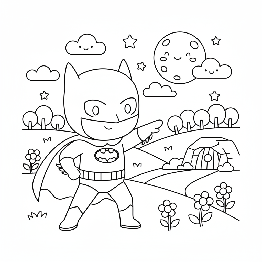 Coloriage batman coloriage à imprimer 3
