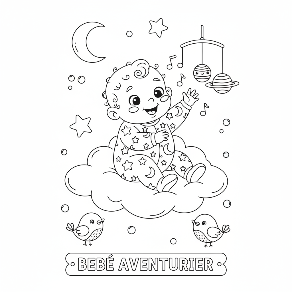 Coloriage bebe louis coloriage 2