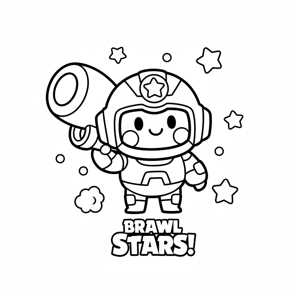Coloriage Brawl Star Coloriage à Imprimer Gratuitement