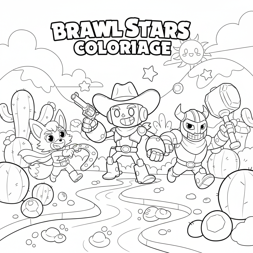 Coloriage brawl stars coloriage 3