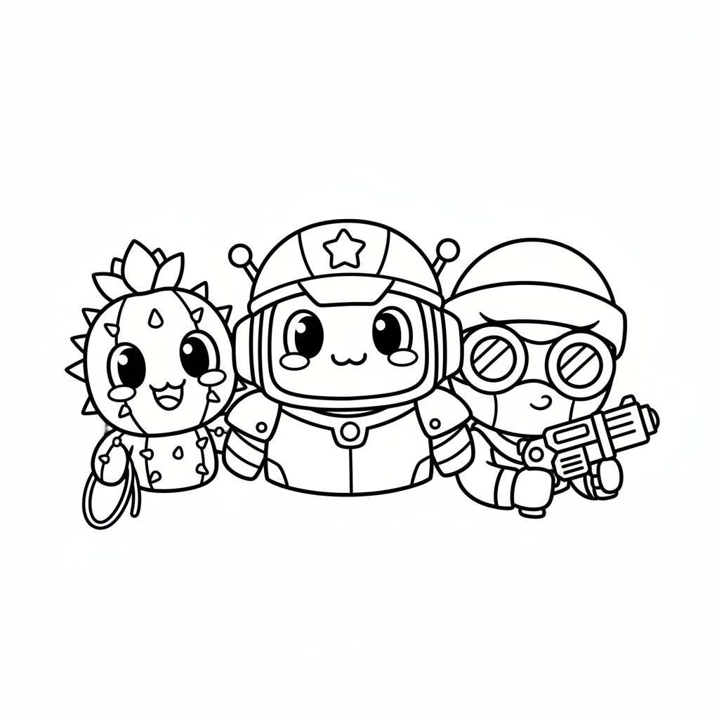 Coloriage brawl stars coloriage 4