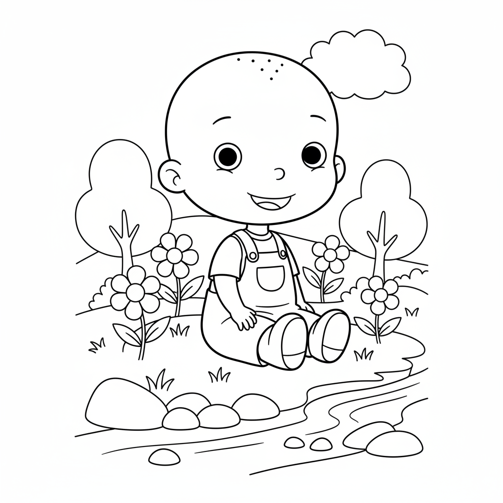 Coloriage caillou coloriage 3