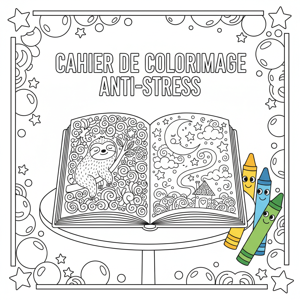 Carnet Coloriage Adulte Gratuit à Imprimer et Colorier