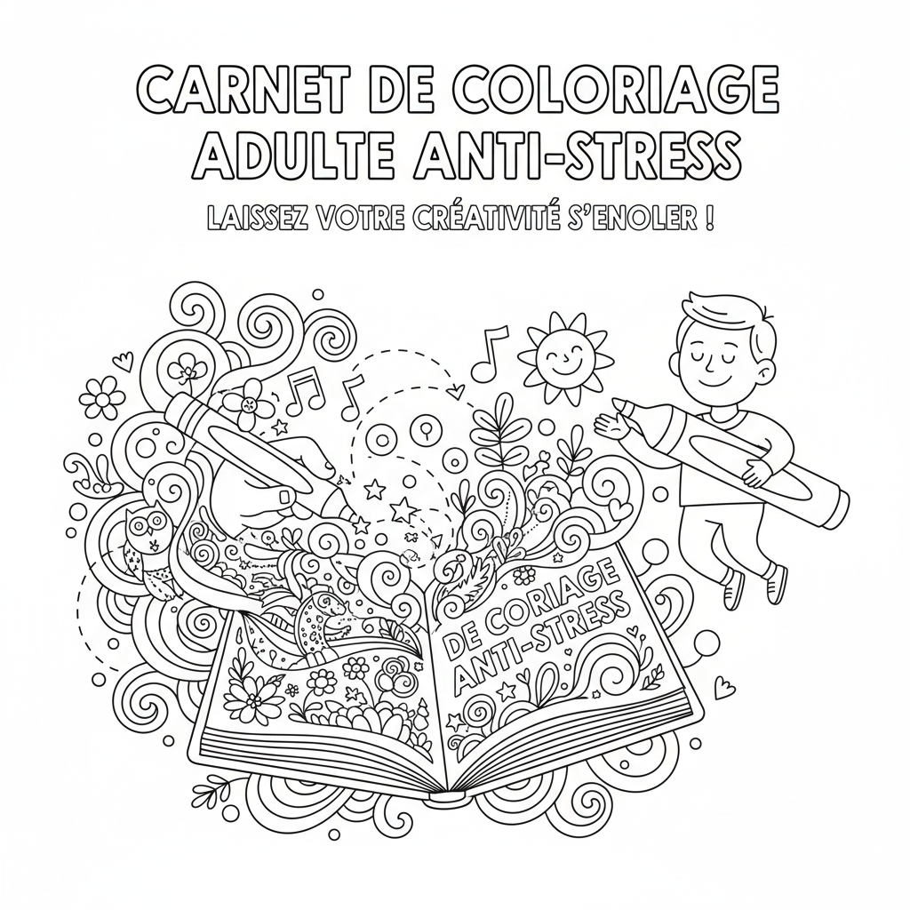 Coloriage carnet de coloriage adulte 5