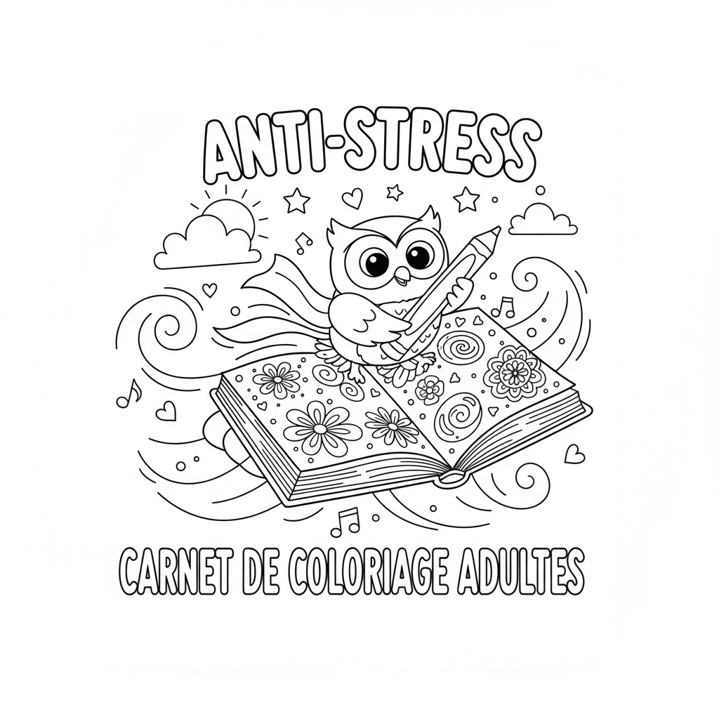 Coloriage carnet de coloriage adultes 5