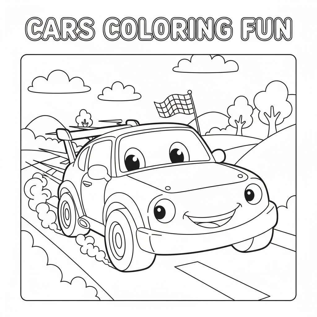 Coloriage cars coloriage 5