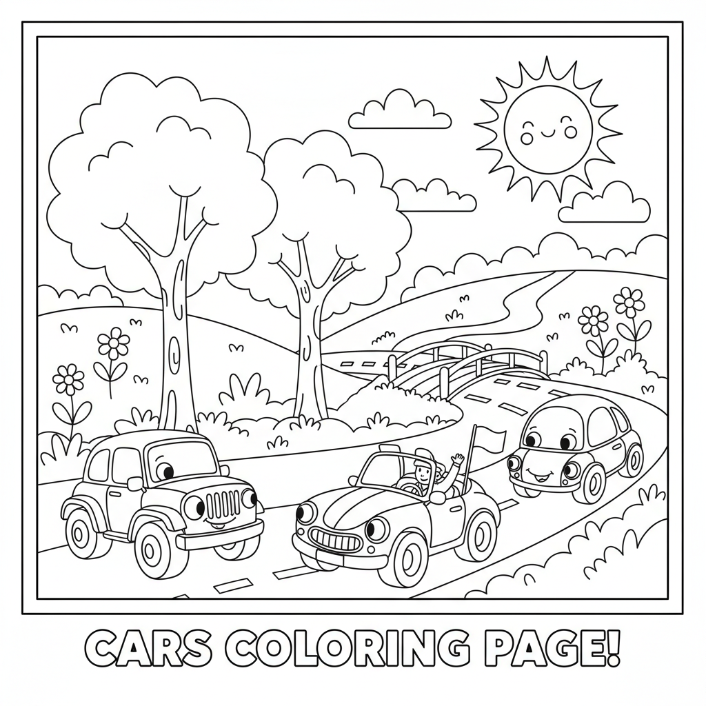 Coloriage cars coloriage à imprimer 3