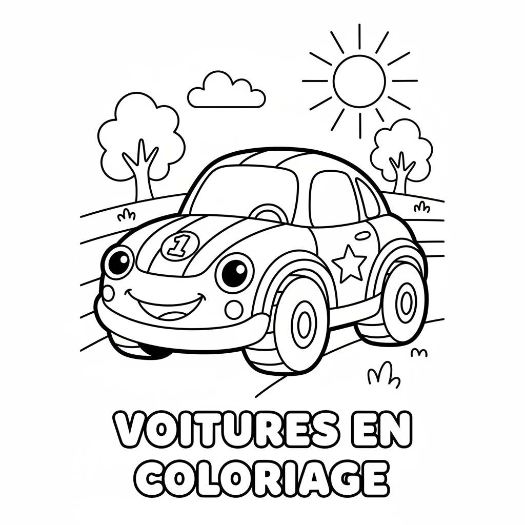 Coloriage cars en coloriage