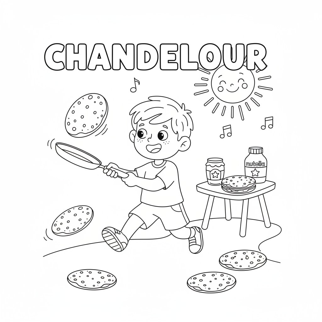 Coloriage chandeleur coloriage 5