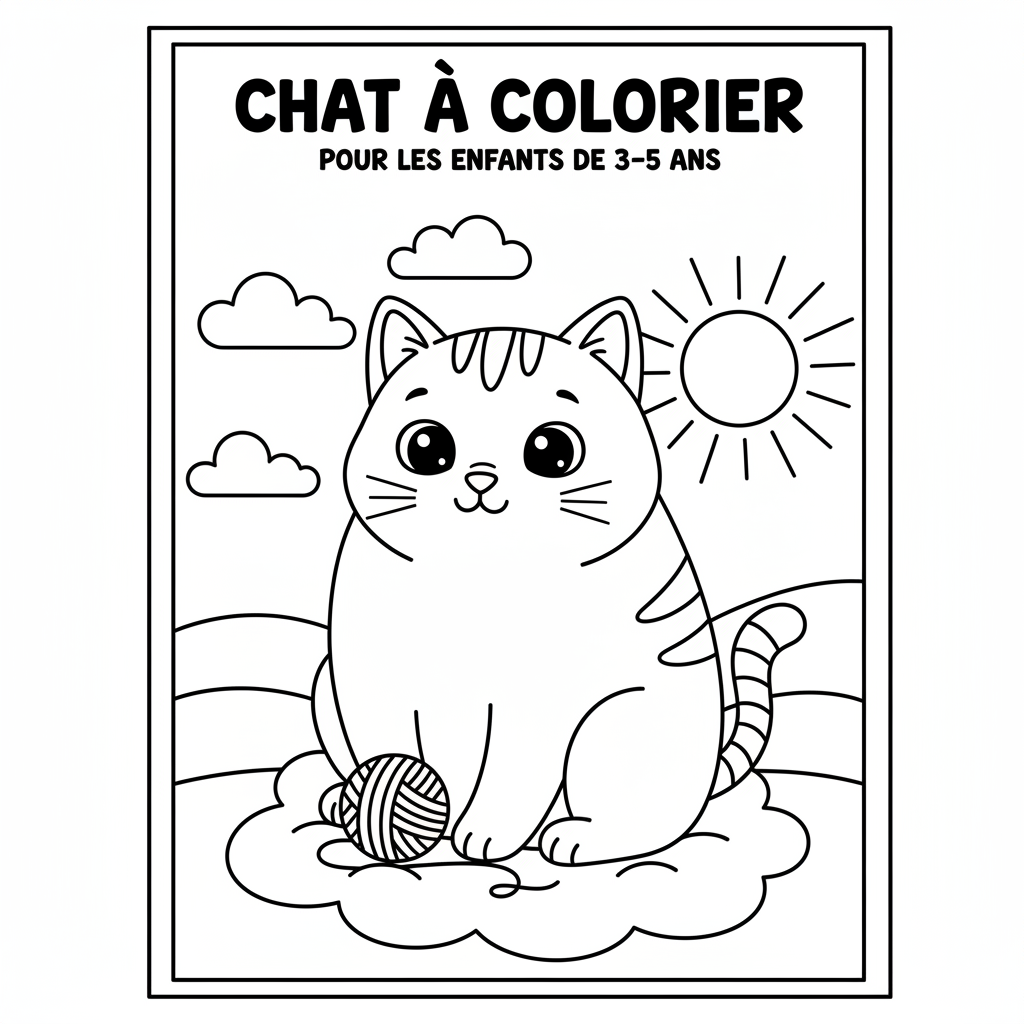 Coloriage chat a coloriage