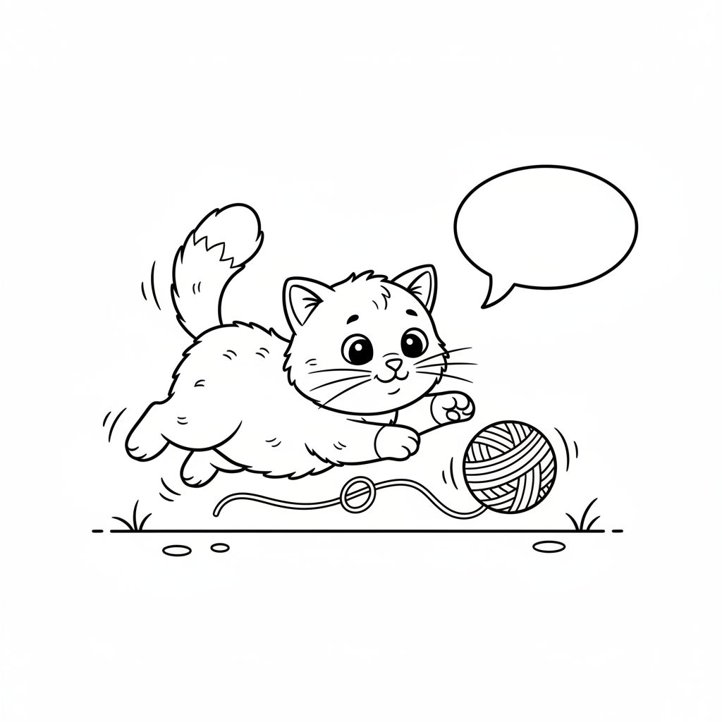 Coloriage chat mignon coloriage 5