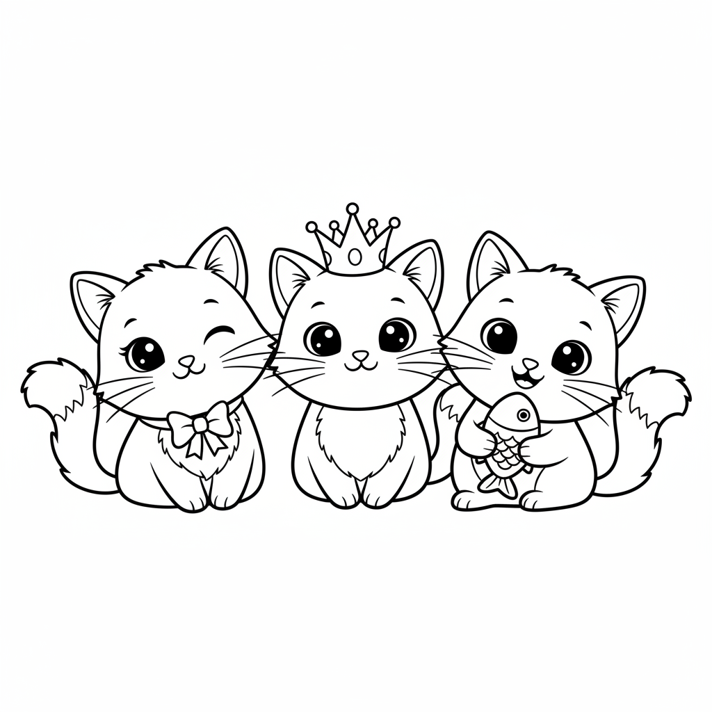 Coloriage chats coloriage 4