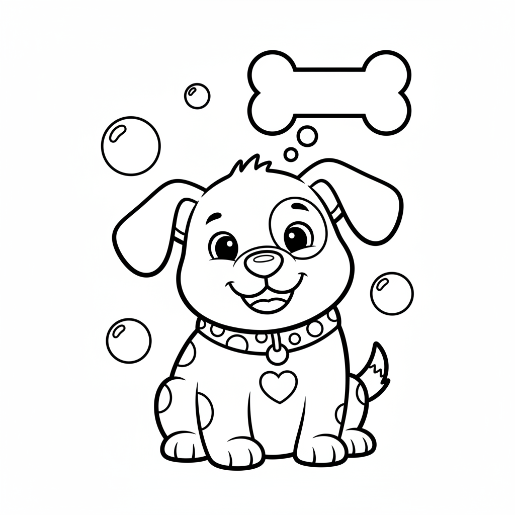 Coloriage Chien A Imprimer Coloriage Gratuit pour Enfants