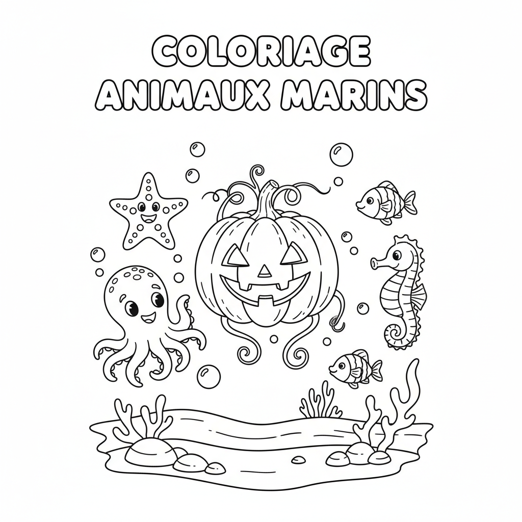 Coloriage citrouille a imprimer coloriage 5