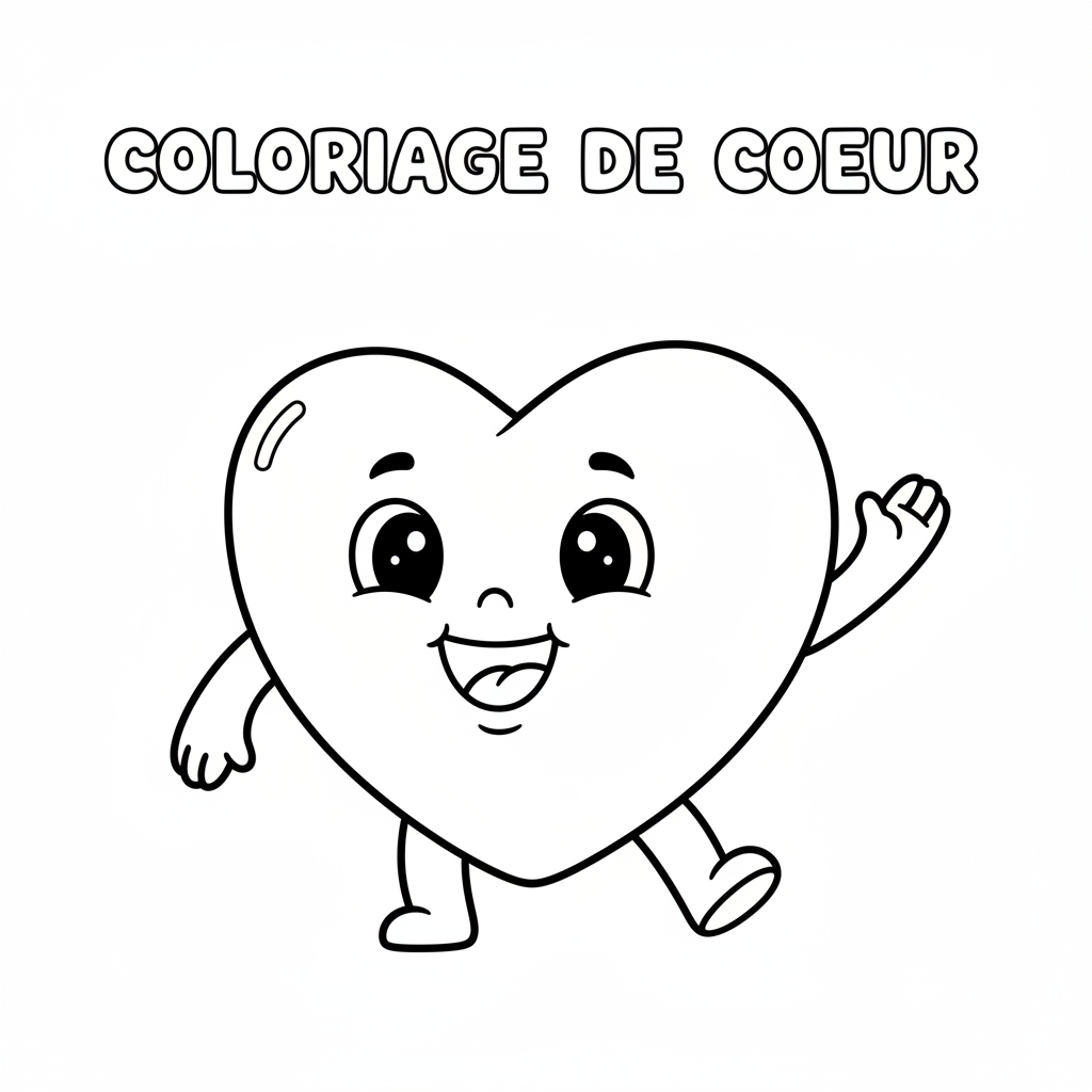 Coloriage Coloriag De Coeur Gratuit à Imprimer