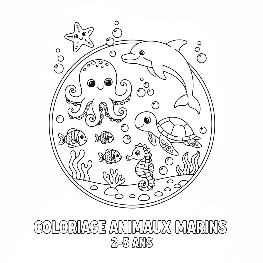 Coloriage coloriage 2 ans à imprimer pdf 2