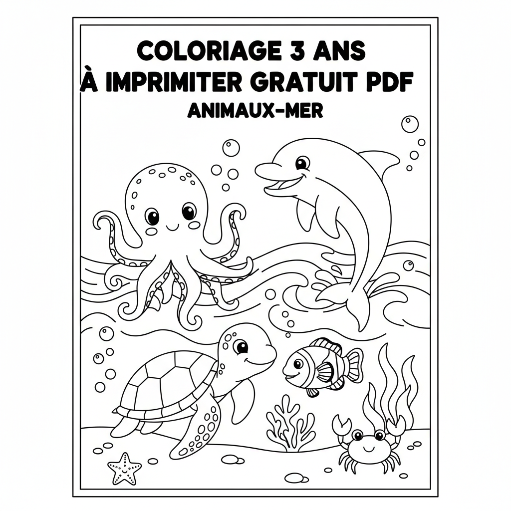 Coloriage coloriage 3 ans à imprimer gratuit pdf 5