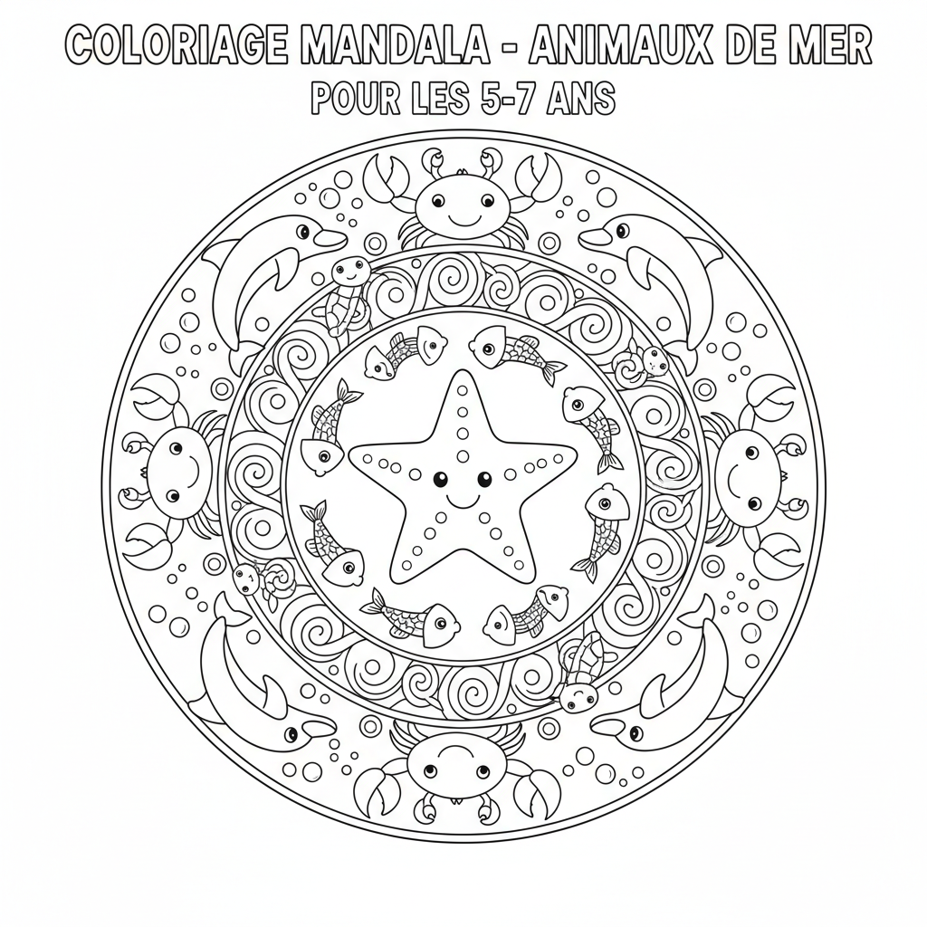 Coloriage coloriage à imprimer adulte mandala 2