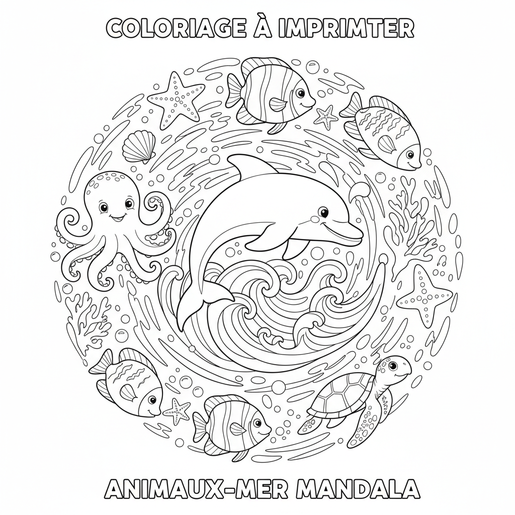 Coloriage coloriage à imprimer adulte mandala 5