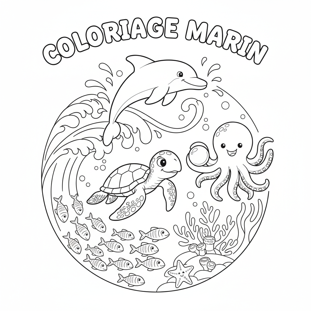 Coloriage coloriage à imprimer adulte simple 5