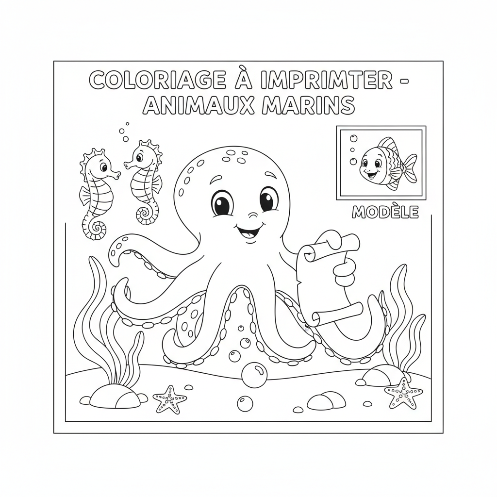 Coloriage coloriage à imprimer avec modèle 3