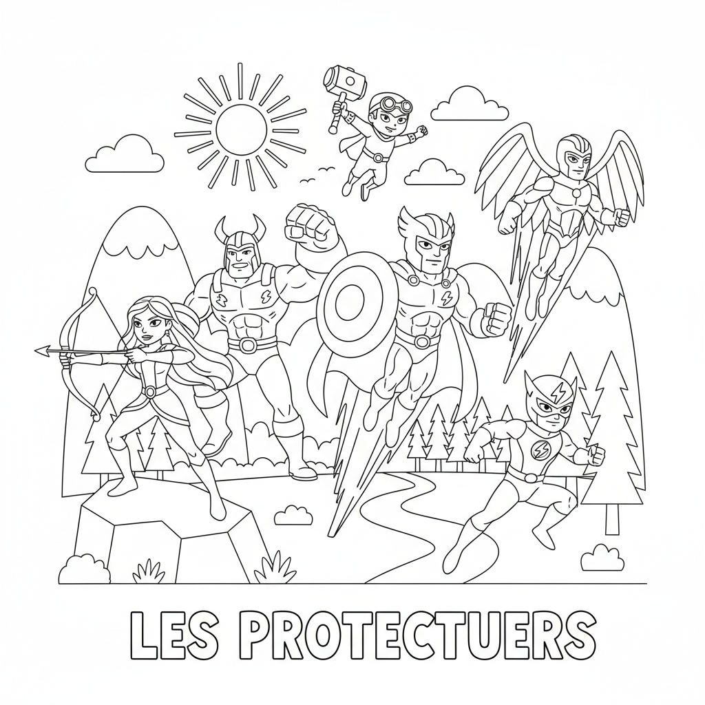 Coloriage coloriage à imprimer avengers 3