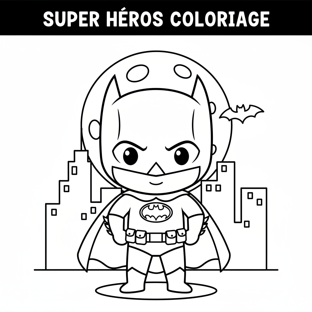 Coloriage coloriage à imprimer batman
