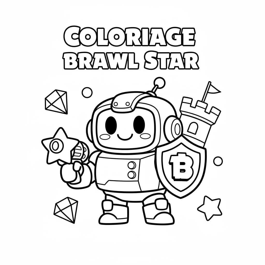 Coloriage A Imprimer Brawl Star Gratuit à Imprimer