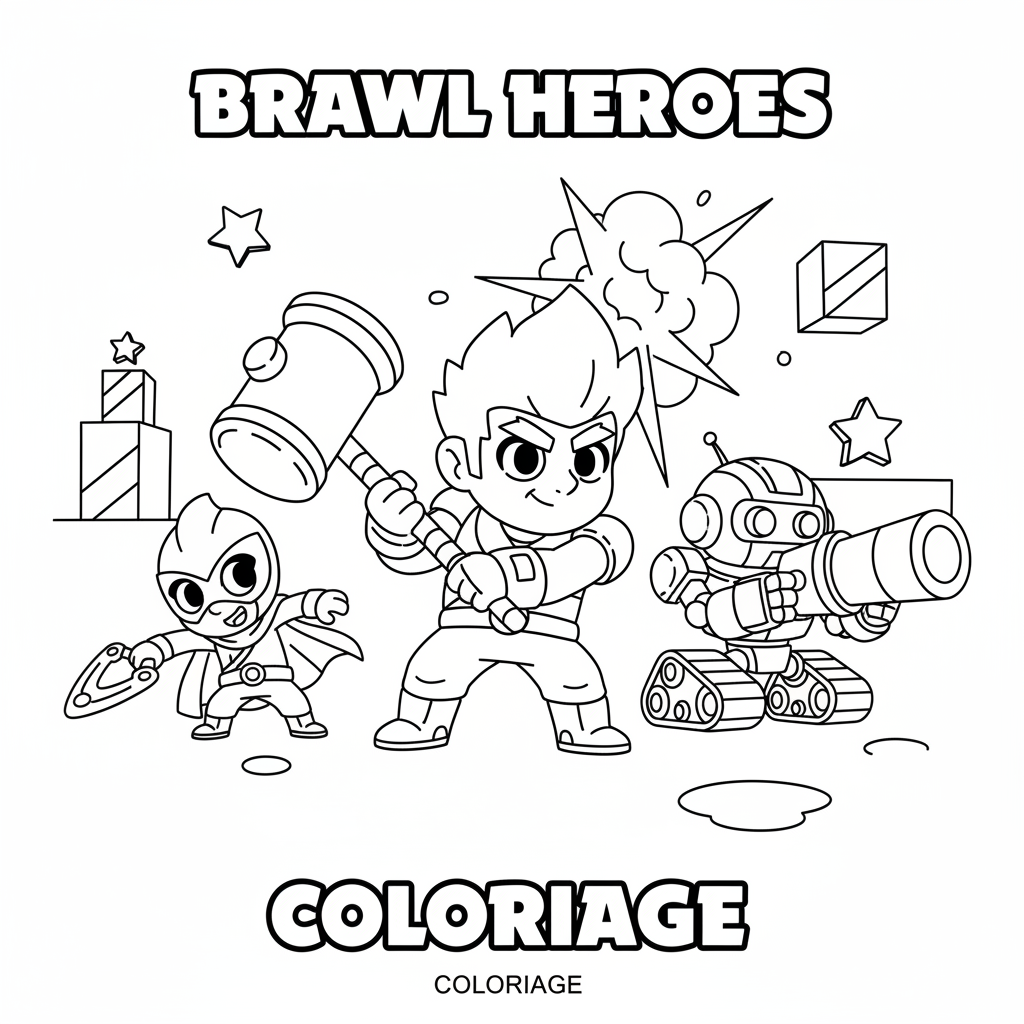 Coloriage coloriage à imprimer brawl stars 2