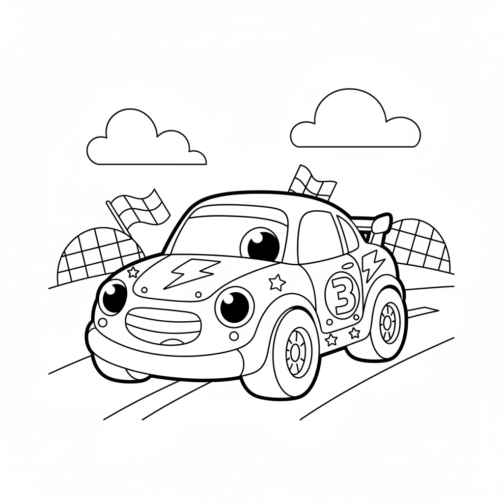 Coloriage coloriage a imprimer cars