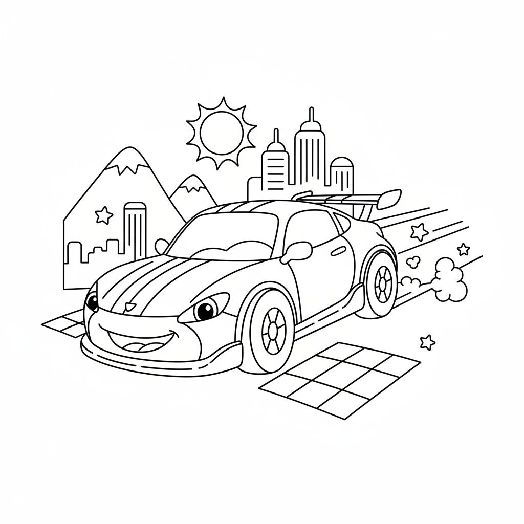 Coloriage coloriage à imprimer cars gratuit 5
