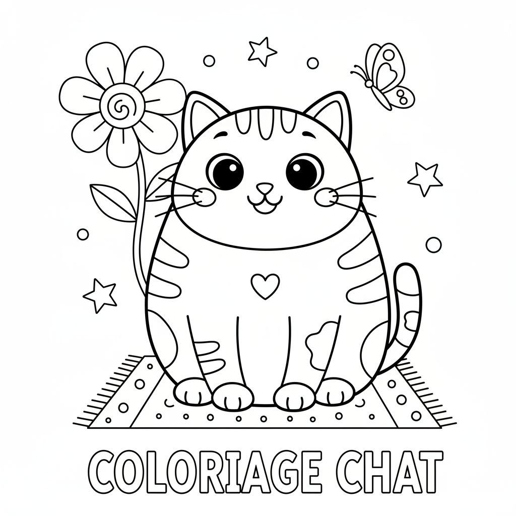 Coloriage coloriage a imprimer chat