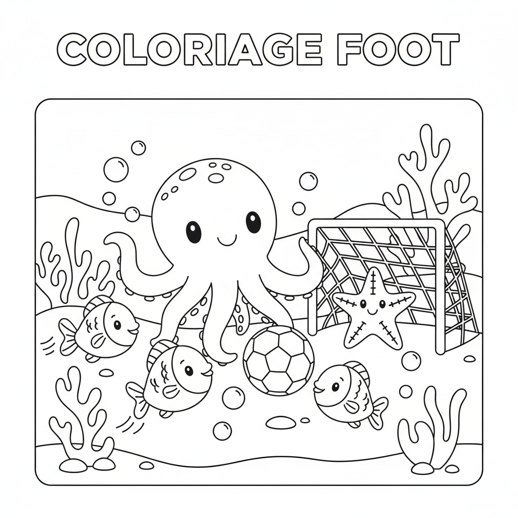 Coloriage coloriage à imprimer de foot