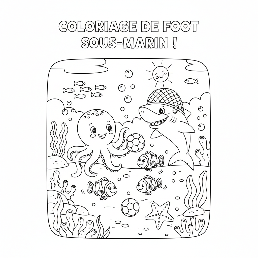 Coloriage coloriage à imprimer de foot 3