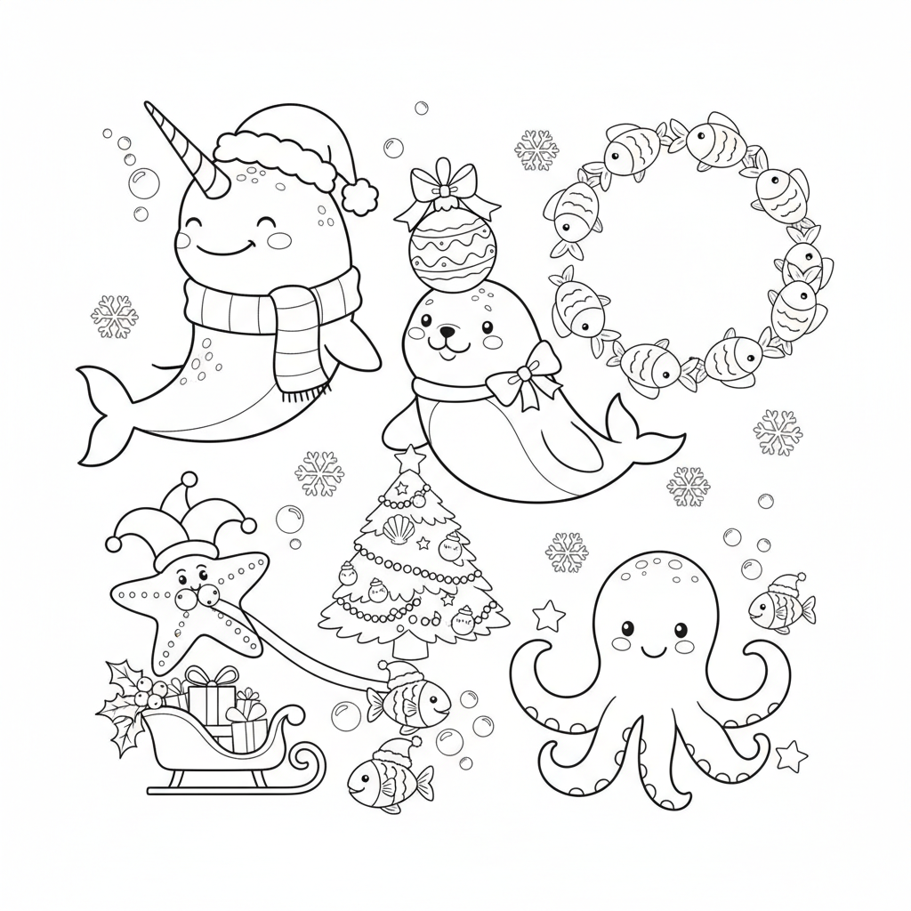 Dessins de Coloriage A Imprimer De Noel à Imprimer Gratuitement