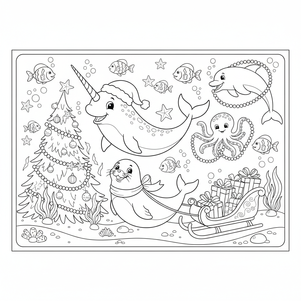 Coloriage coloriage à imprimer de noel 5
