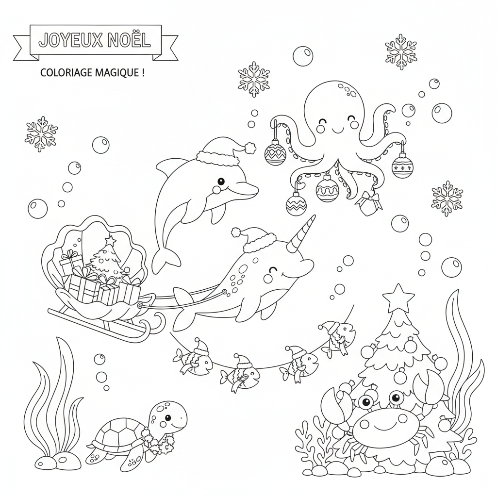 Coloriage coloriage a imprimer de noel 5