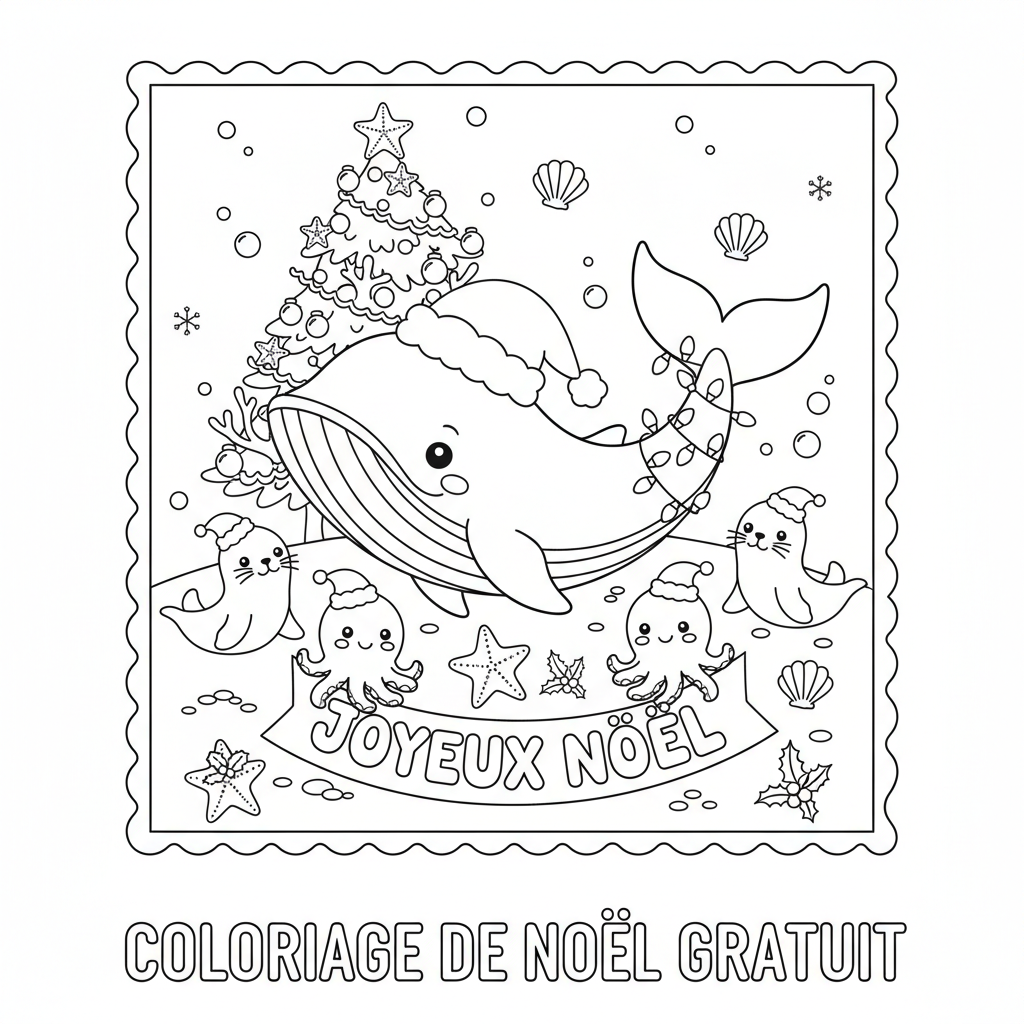 Coloriage coloriage a imprimer de noel gratuit